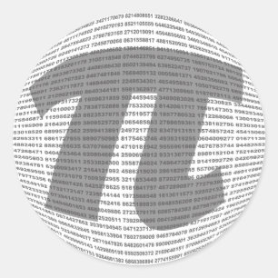 Sticker Rond caractère