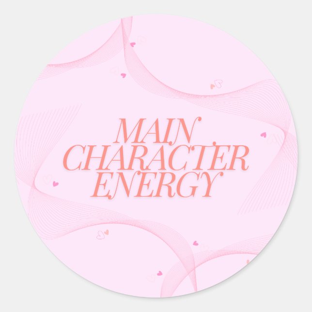 Sticker Rond Caractéristique principale énergie (Devant)