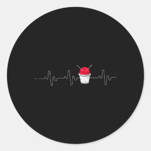 Sticker Rond Cardio Drumming Hebeat Fitness Class Salle de gym 