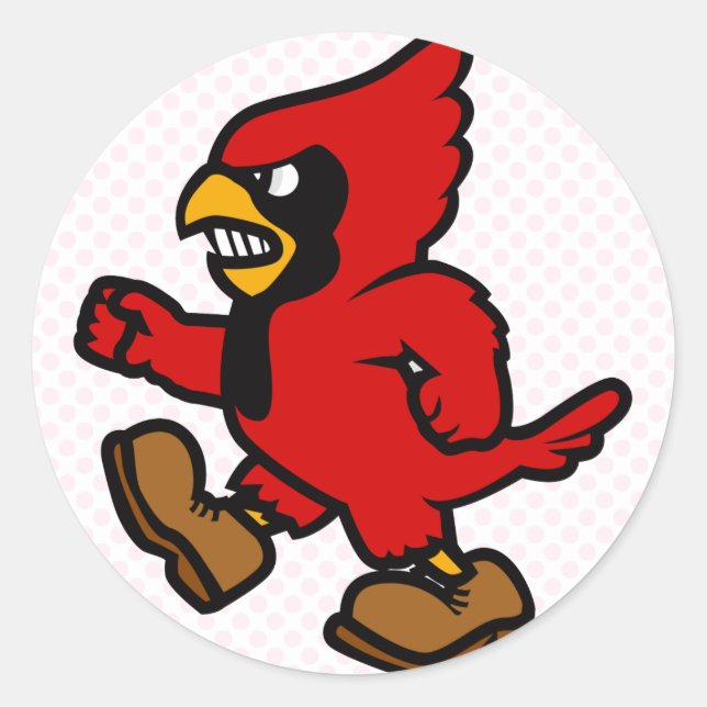 Sticker Rond Carl Cardinal (Devant)