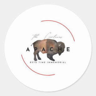 Sticker Rond Carlanas Apache