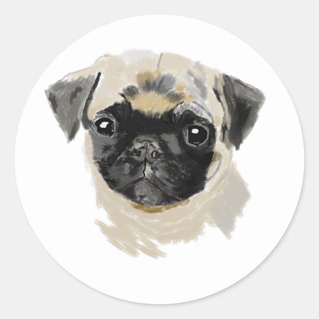 Sticker Rond Carlin (Devant)