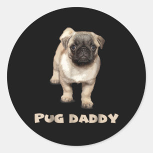 Sticker Rond Carlin Daddy Lover Cadeau Funny