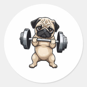 Sticker Rond Carlin fitness
