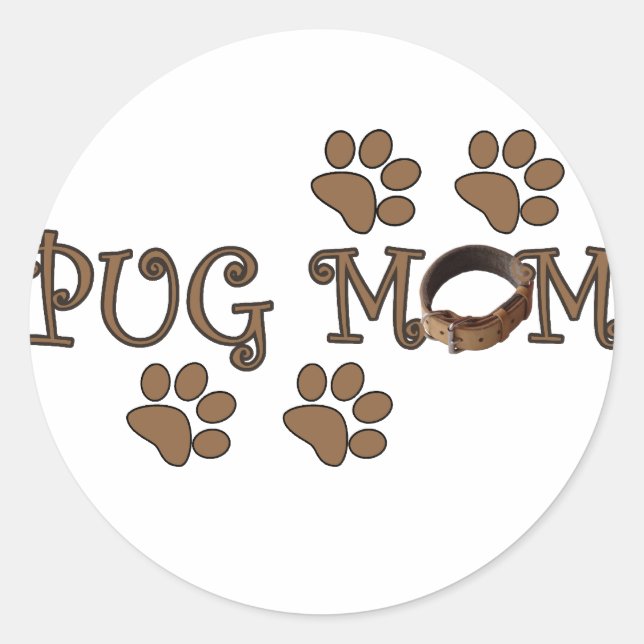 Sticker Rond Carlin maman (Devant)