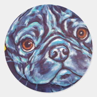 Sticker Rond Carlin noir