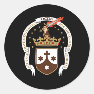 Sticker Rond Carmélite séculaire