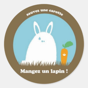 Sticker Rond Carotte