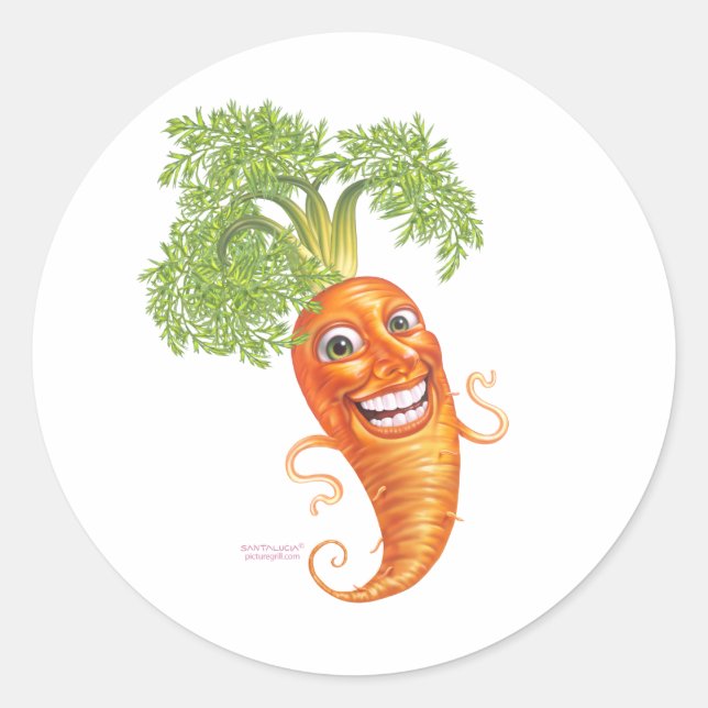 Sticker Rond carotte (Devant)