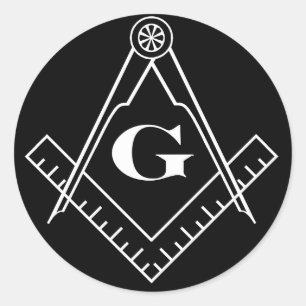 Sticker Rond Carré et boussole haute Res2blanchis