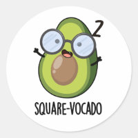 Carré-vocado Amusant Avocado Pun