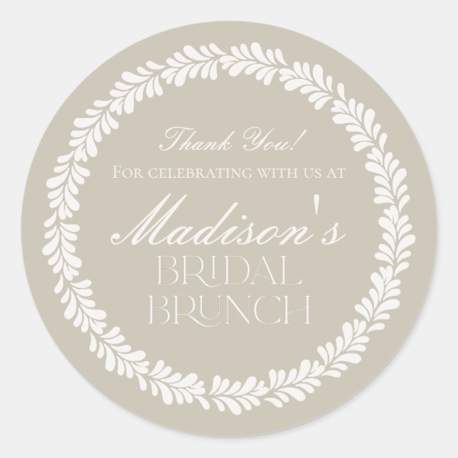 Sticker Rond Carrelage de Talavera beige Fiesta espagnole Brunc (Devant)