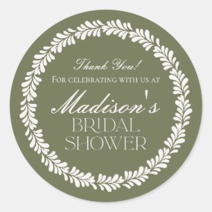 Sticker Rond Carrelage de Talavera vert Fête espagnole Réceptio