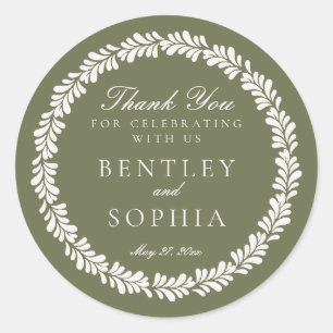 Sticker Rond Carrelage Talavera Vert Espagne Fiesta Mariage Fav