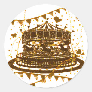 Sticker Rond Carrousel