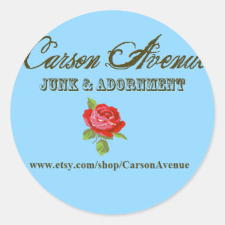 Sticker Rond Carson Avenue