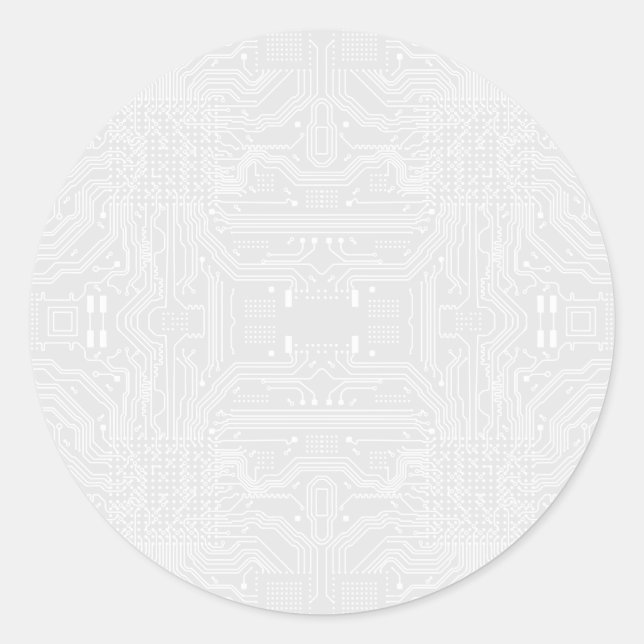 Sticker Rond Carte de circuit (Devant)