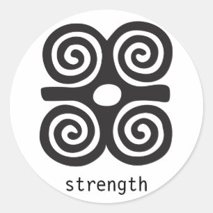 Sticker Rond Carte de voeux de Dwennimmen