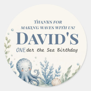 Sticker Rond Carte de vœux personnalisée pour anniversaire mari