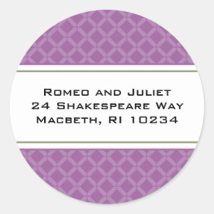 Sticker Rond Carte d'enregistrement de l'abeille Flora