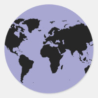 carte graphique noire du monde