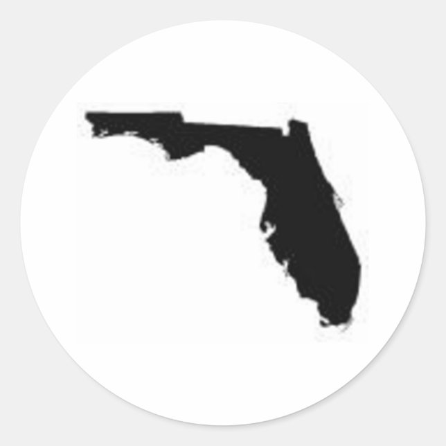 Sticker Rond Carte iFLORIDA2 (Devant)