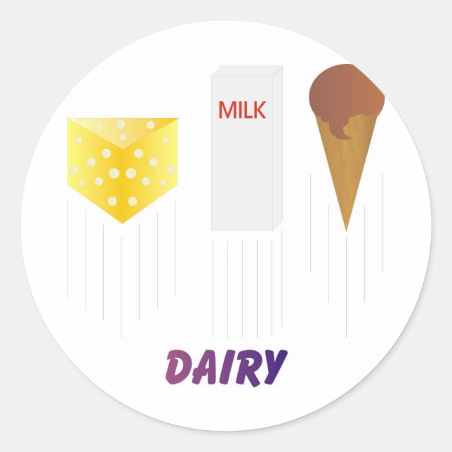 Sticker Rond Cartes de journal (Devant)