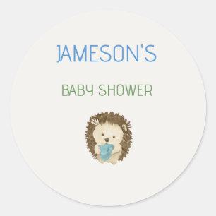 Sticker Rond Cartes d'invitation pour Baby Shower Cartes de ren