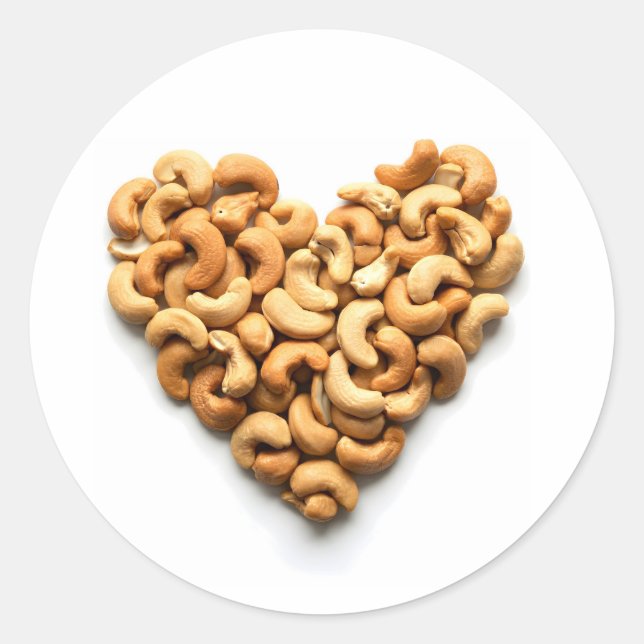 Sticker Rond Cashew Button (Devant)