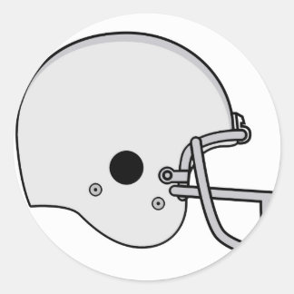 Sticker Rond casque de football