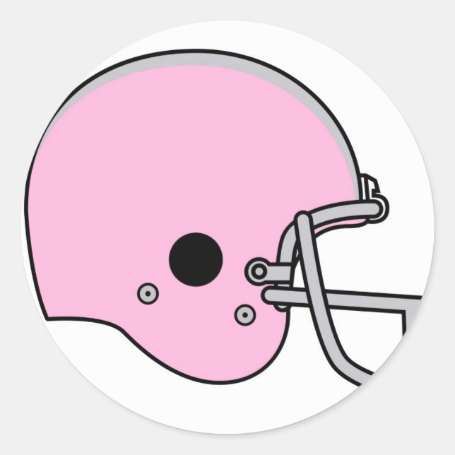 Sticker Rond casques de football (Devant)