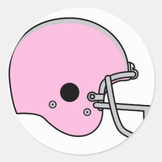 Sticker Rond casques de football