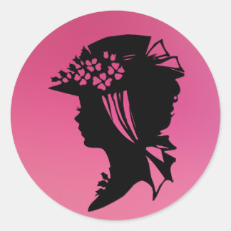 Sticker Rond Casquette 18 glace rose AH2010