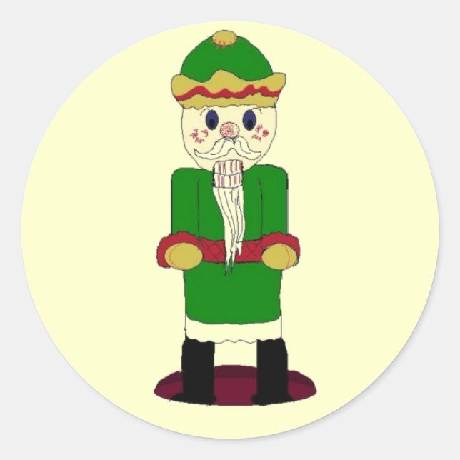 Sticker Rond Casse-noisette (Devant)