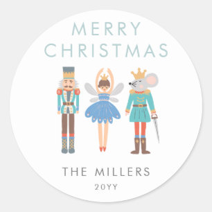Sticker Rond Casse-Noisette Ballet Minimal Moderne
