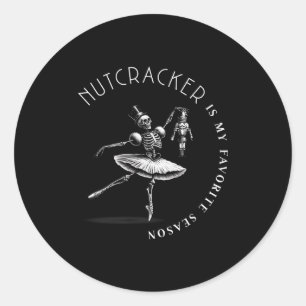 Sticker Rond Casse-Noisette est mon ballet de saison préféré sq
