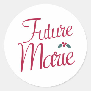Sticker Rond Casse-Noisette Marie future