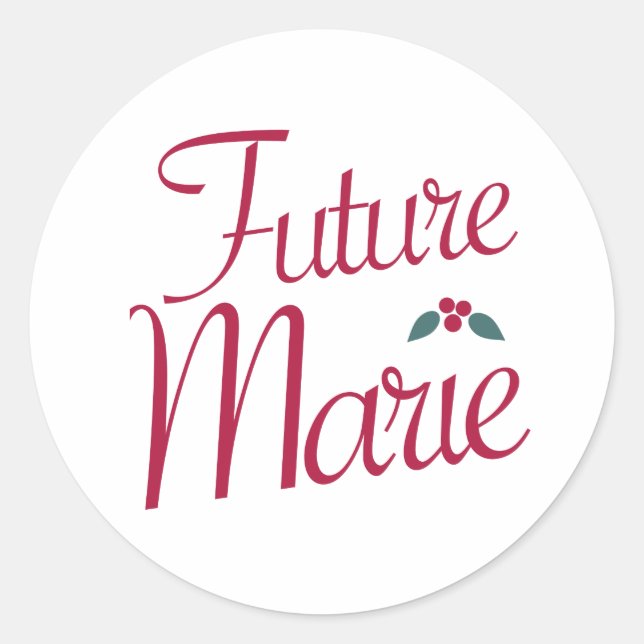 Sticker Rond Casse-Noisette Marie future (Devant)