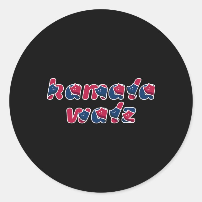 Sticker Rond Cat Lady Kamala Walz L'entraîneur 2024 (Devant)