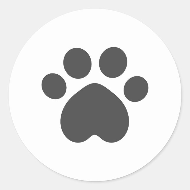 Sticker Rond Cat paw (Devant)