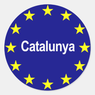 Sticker Rond cataloniaeuropeanstate2
