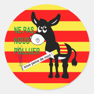 Sticker Rond catalunya  catalan ariul