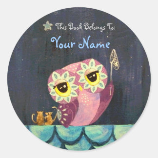 Sticker Rond Catch A Falling Star - Ce Livre Appartient À