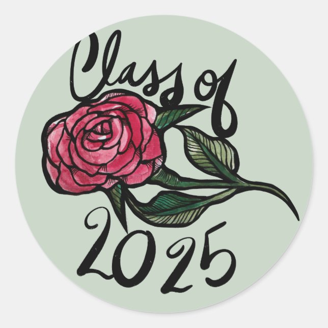 Sticker Rond Catégorie 2025 (Devant)