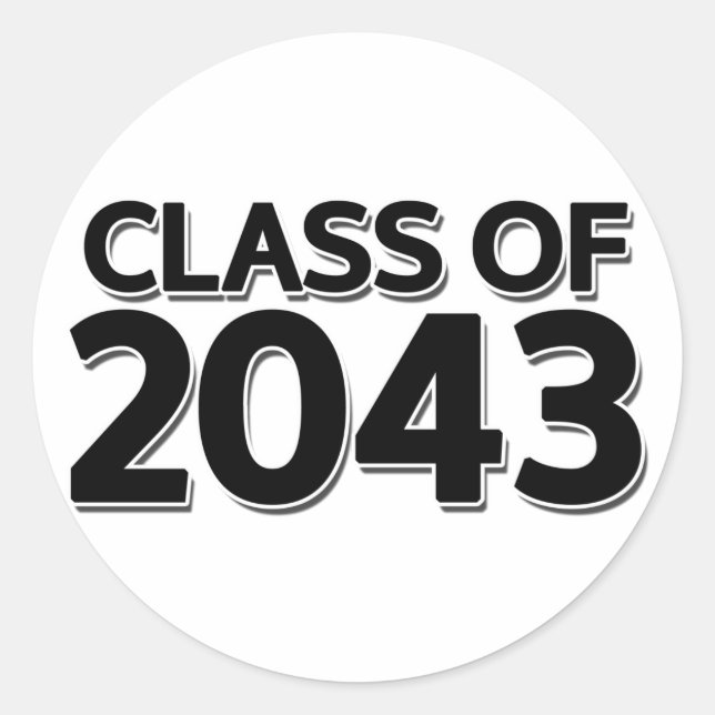 Sticker Rond Catégorie 2043 (Devant)