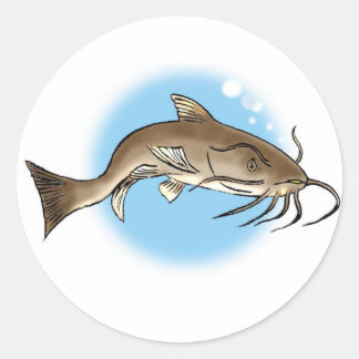 Sticker Rond Catfish