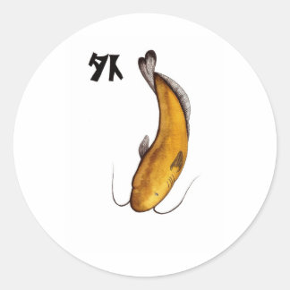 Sticker Rond catfish Vide