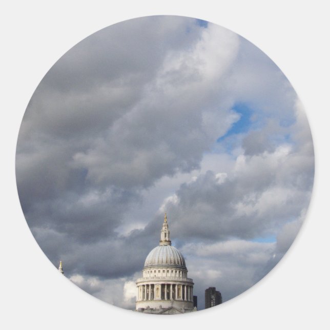 Sticker Rond Cathédrale Saint-Paul (Devant)