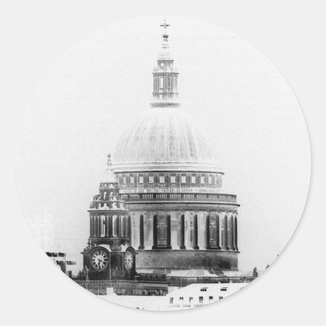 Sticker Rond Cathédrale Saint-Paul (Devant)
