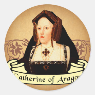 Sticker Rond Catherine de classique d'Aragon